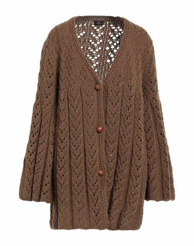 Etro Woman Cardigan Brown Virgin Wool Cover