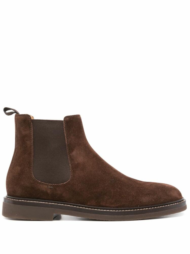 Brunello Cucinelli suede ankle boots - Brown Cover