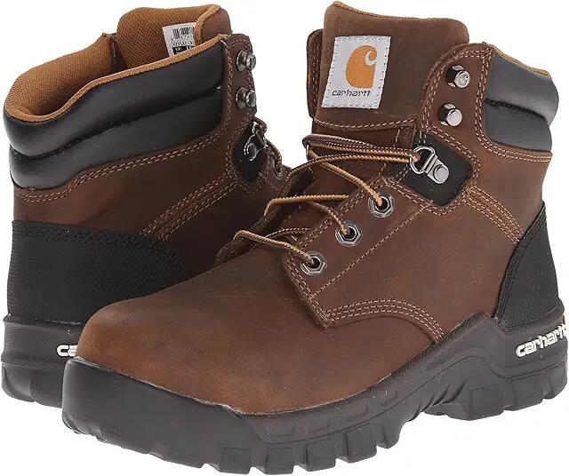 Carhartt 6 Rugged Flex Comp Toe Work Boot (Brown Oil Tanned Leather) Women's Work Boots Cover