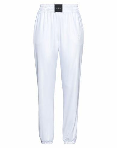 Cinqrue Woman Pants White Polyester Cover