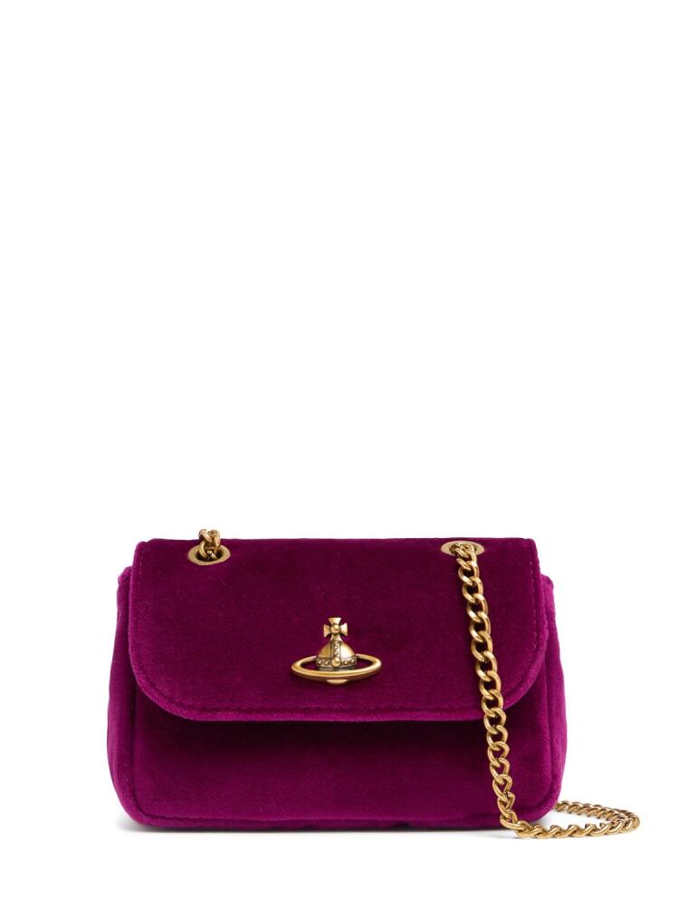 VIVIENNE WESTWOOD Small Purse Velvet Chain Bag Cover