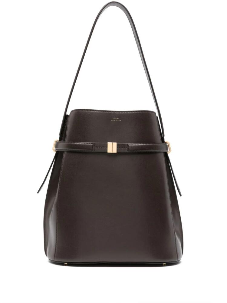 TOTEME belted bucket bag - Brown Cover