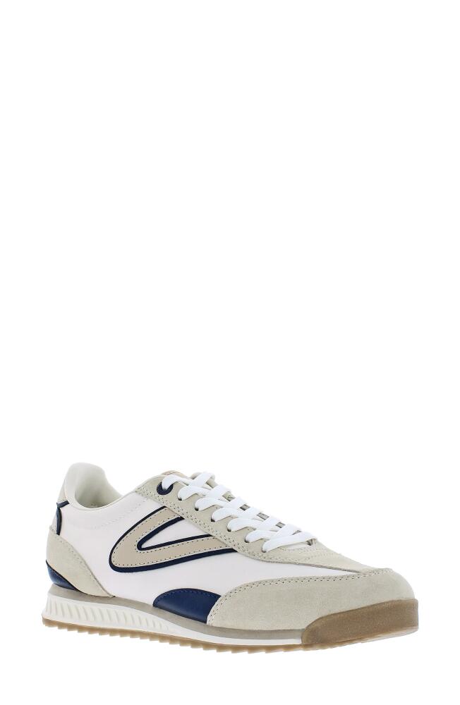 Tretorn Elite Sneaker in White/Taupe/Navy Cover