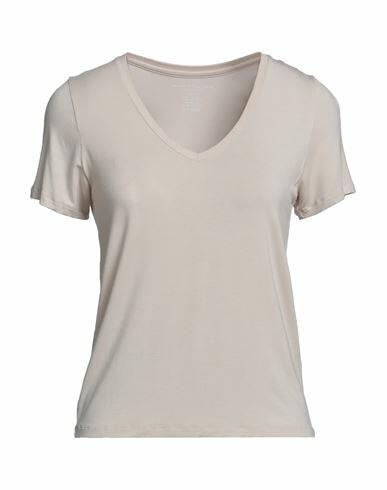 Majestic Filatures Woman T-shirt Beige Viscose, Elastane Cover