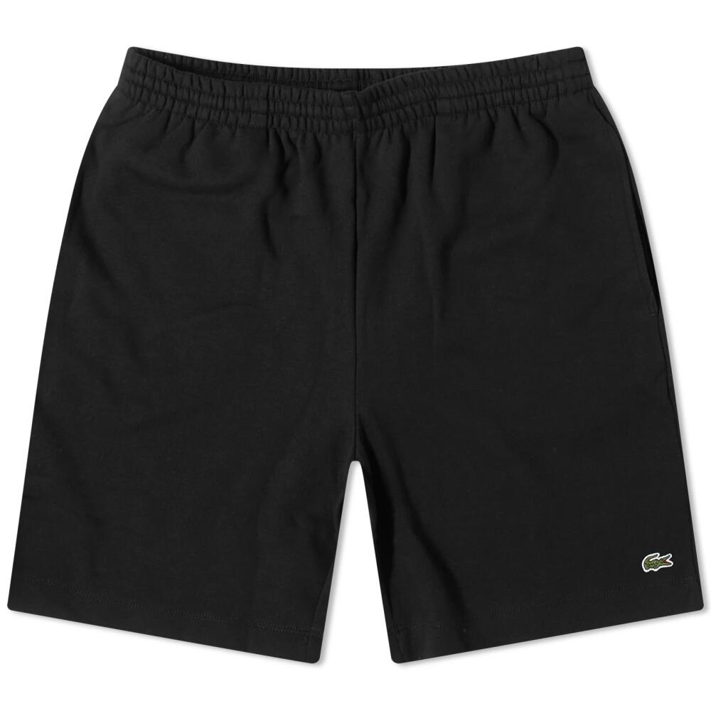 Lacoste Men's Classic Sweat Shorts in Black Cover