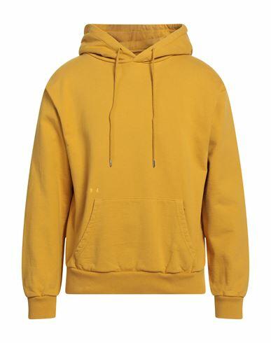 Paura Man Sweatshirt Mustard Cotton Cover