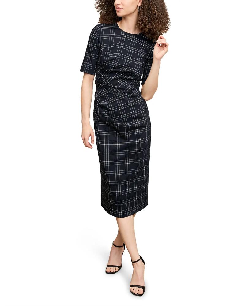 M.M.LaFleur Ciela Dress - Knit Suiting in Plaid Cover