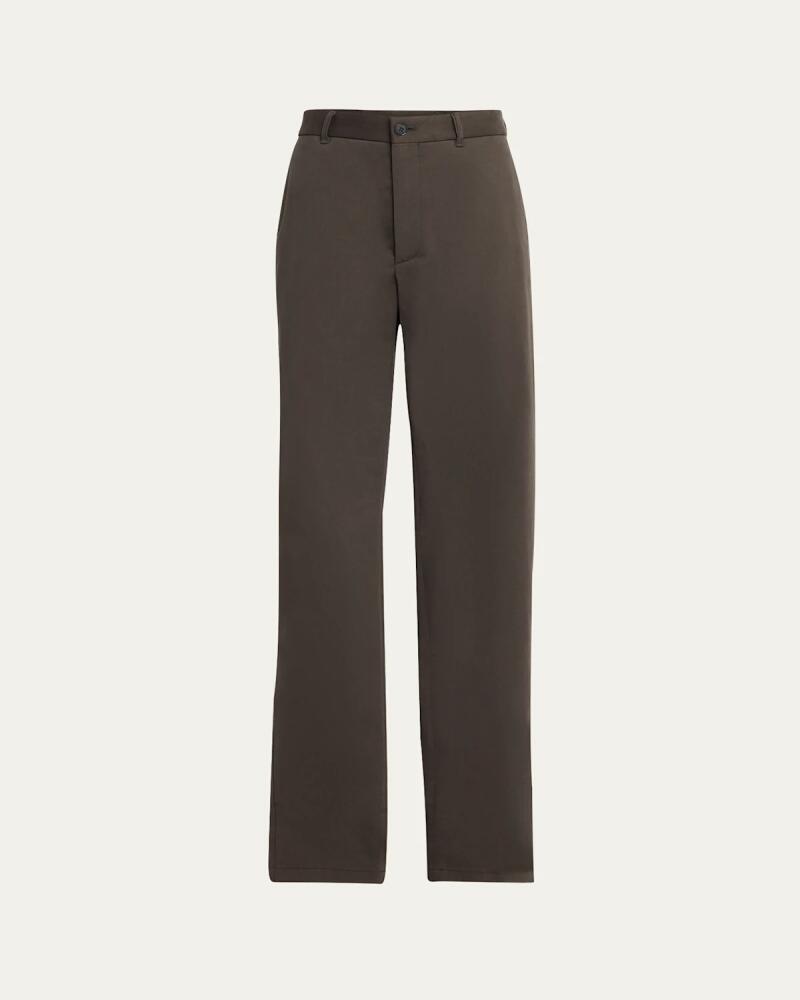 Giorgio Armani Men's Gabardine Straight-Leg Trousers Cover