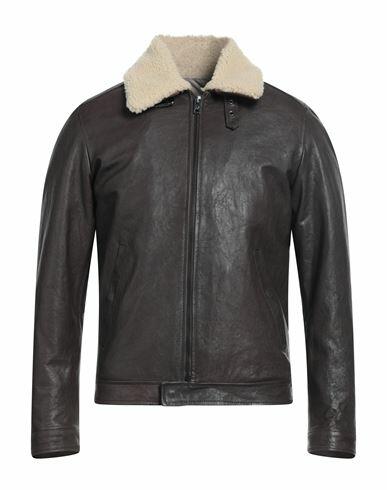 Masterpelle Man Jacket Dark brown Soft Leather Cover