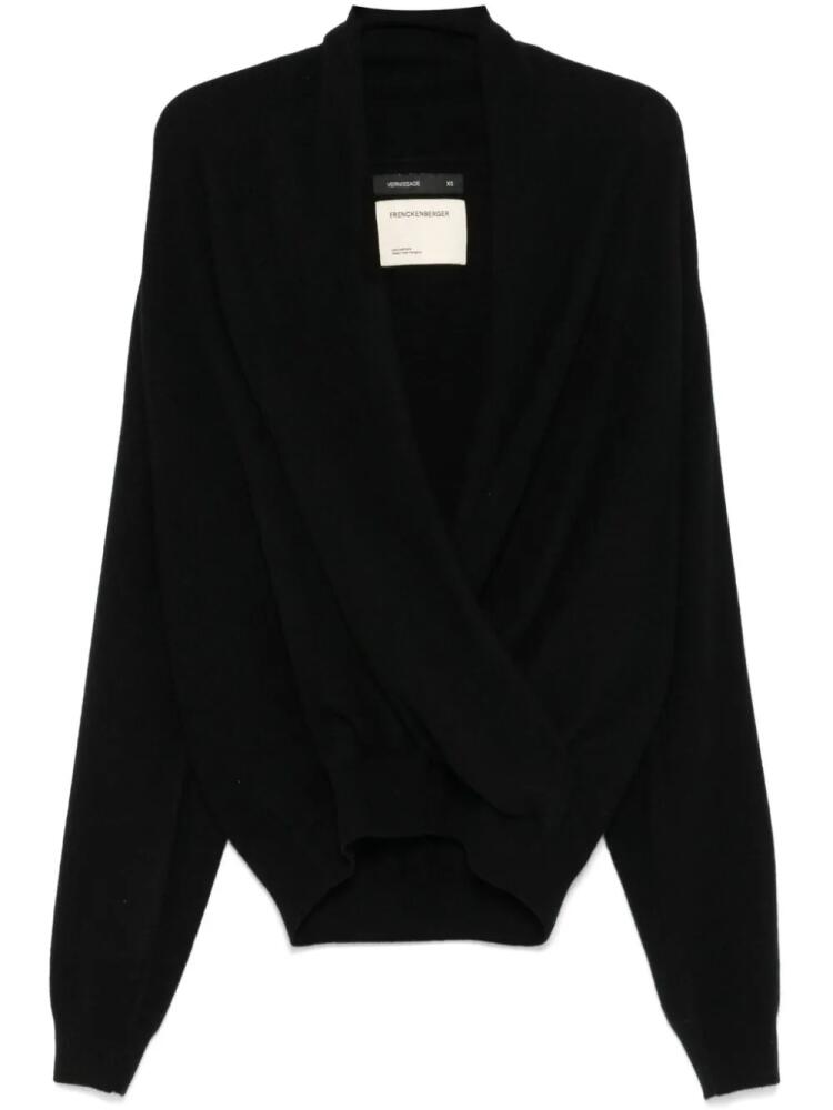 Frenckenberger Cross sweater - Black Cover