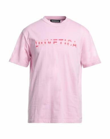 Duvetica Man T-shirt Pink Cotton Cover