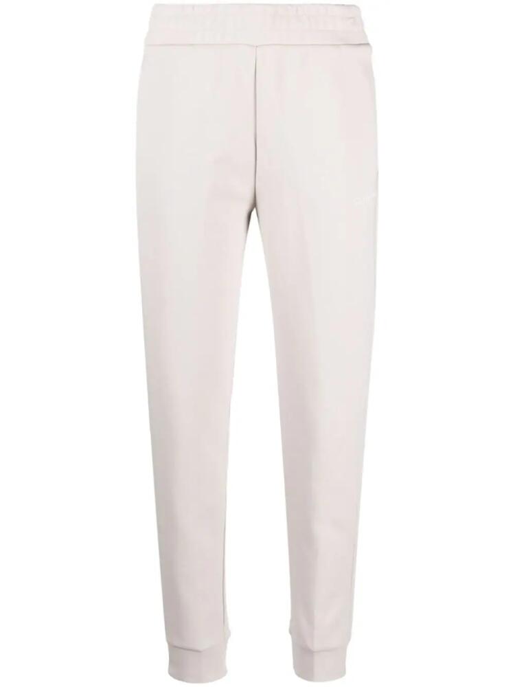 Calvin Klein elasticated-waistband cotton-blend track pants - Neutrals Cover