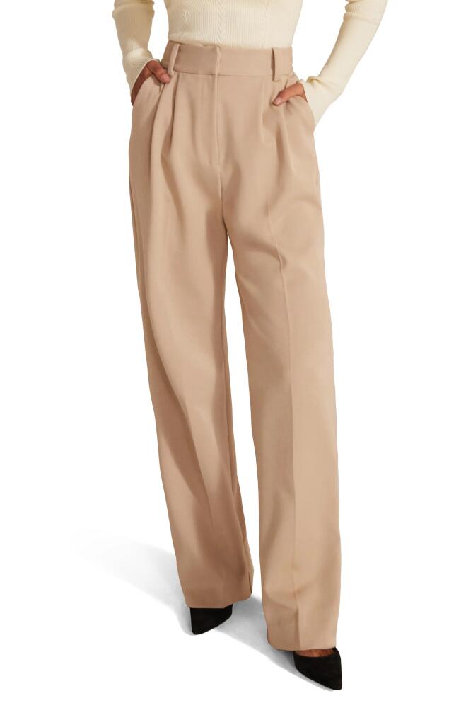 Favorite Daughter The Favorite Pant Pleat Pants in Beige Cover