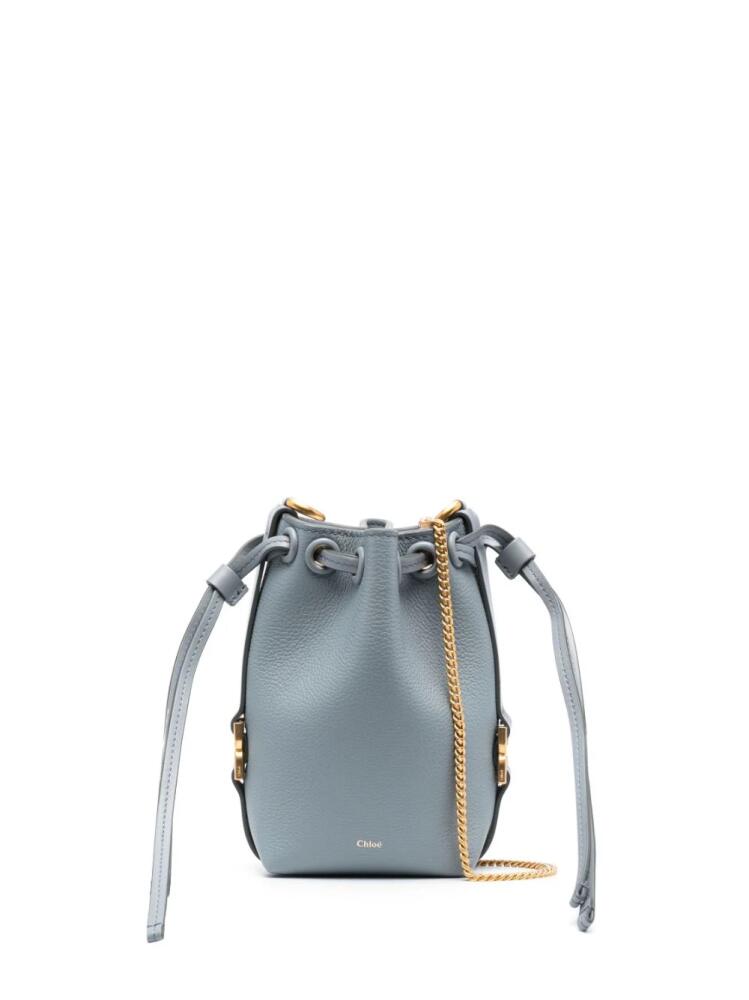 Chloé Tasche leather bucket bag - Blue Cover