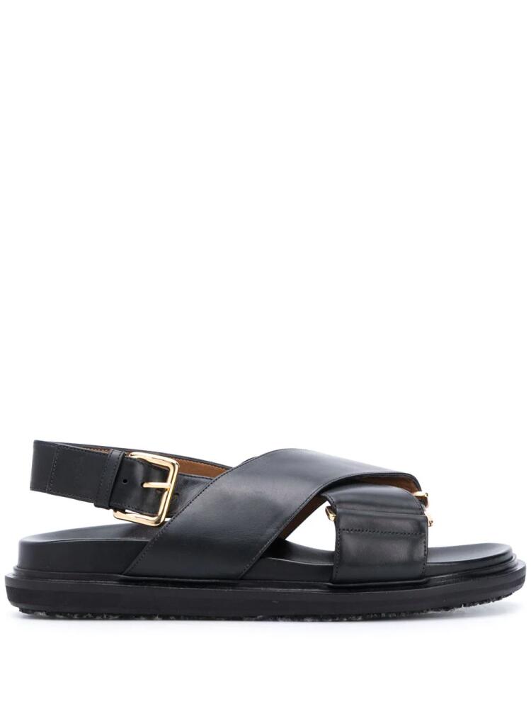 Marni Fussbett criss-cross sandals - Black Cover