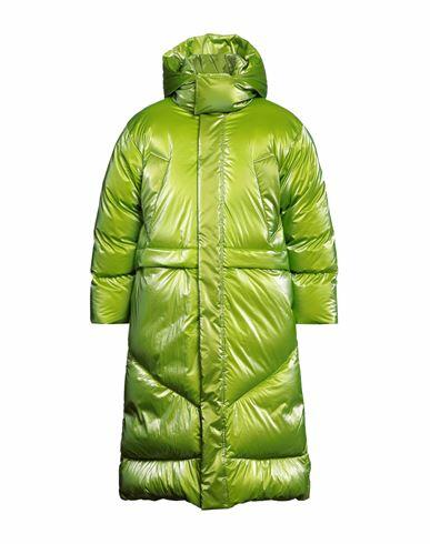 A Better Mistake Man Puffer Acid green Polyester, Polyurethane Cover