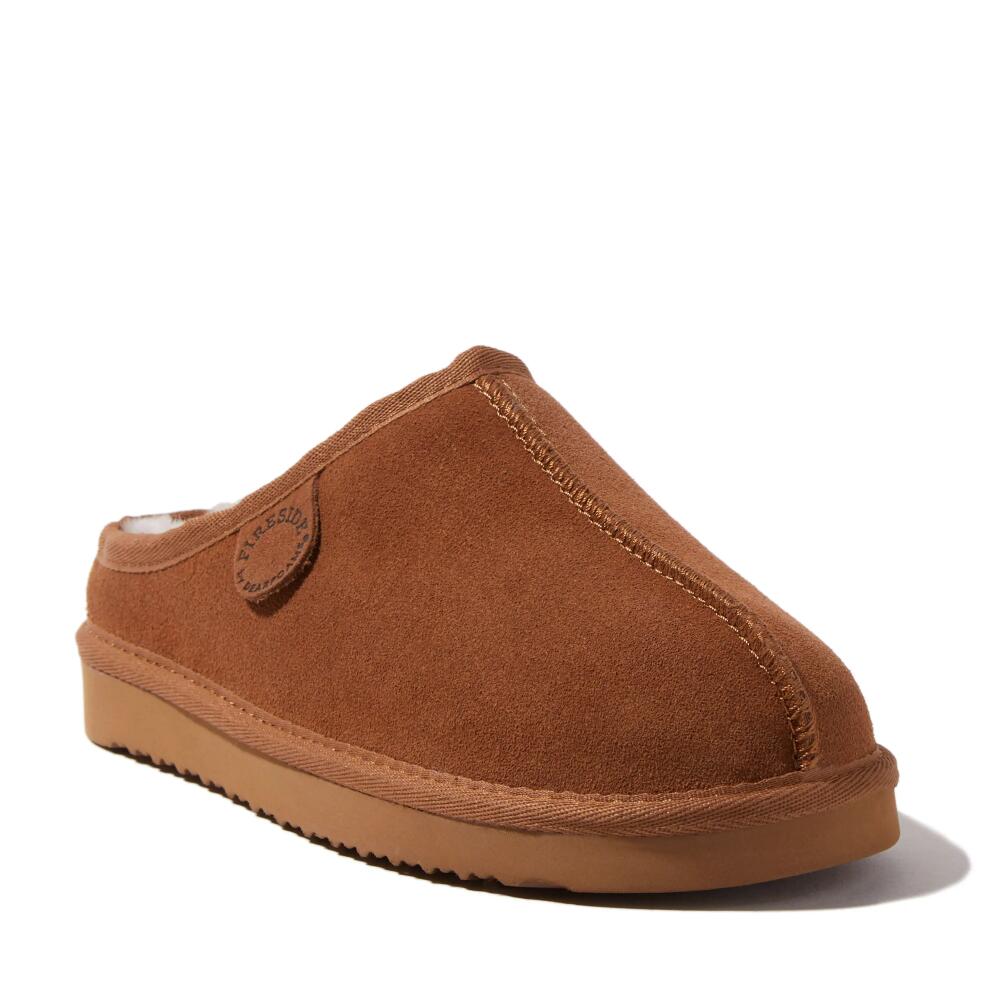 DEARFOAMS Fireside Greta Genuine Shearling Clog Slipper in Chestnut Cover