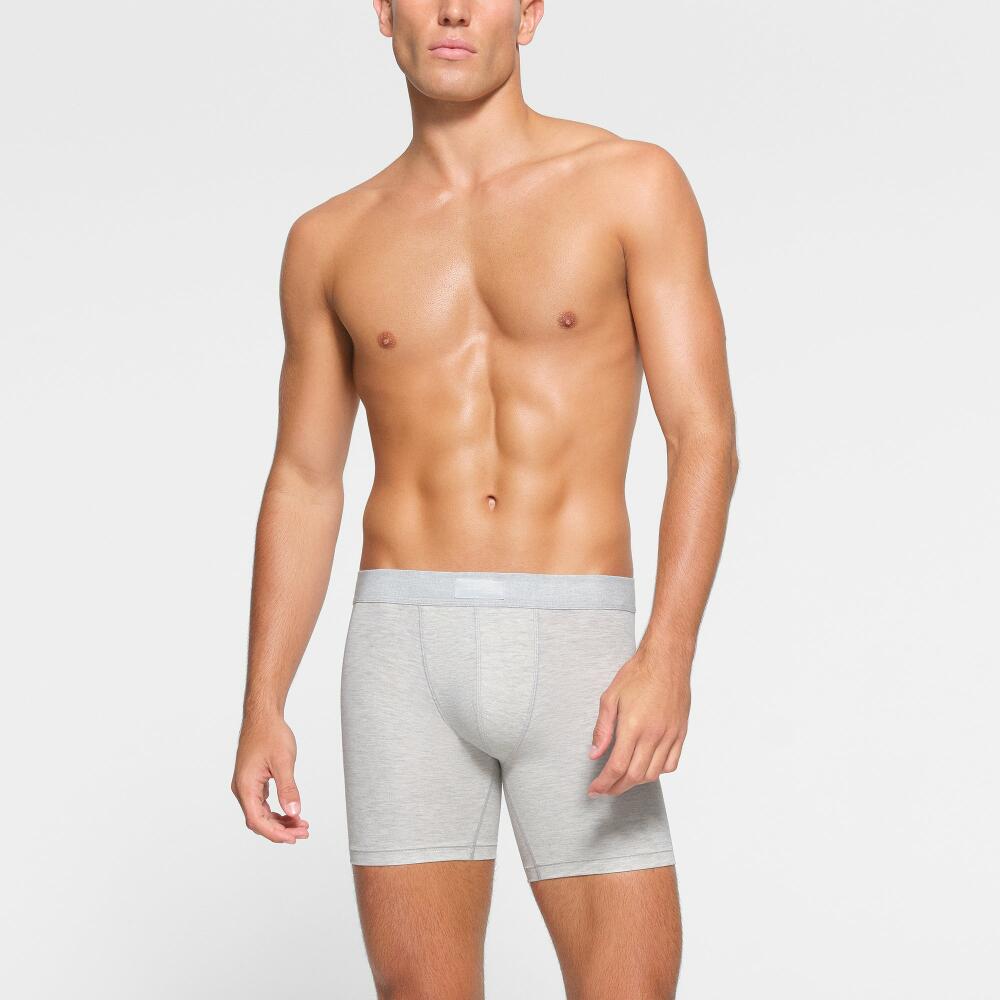 SKIMS Mens 5" Boxer Brief 3-Pack | Grey | 5X | SKIMS Cotton Cover