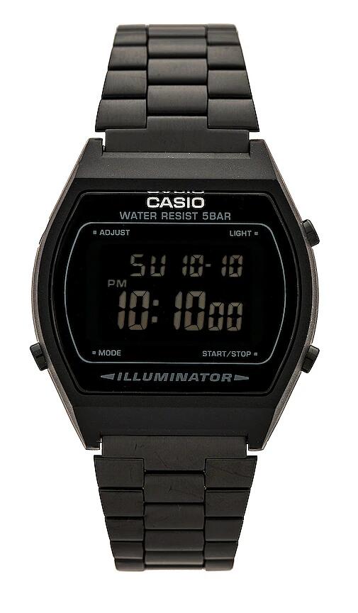 Casio Vintage B640 Series Watch in Black Cover