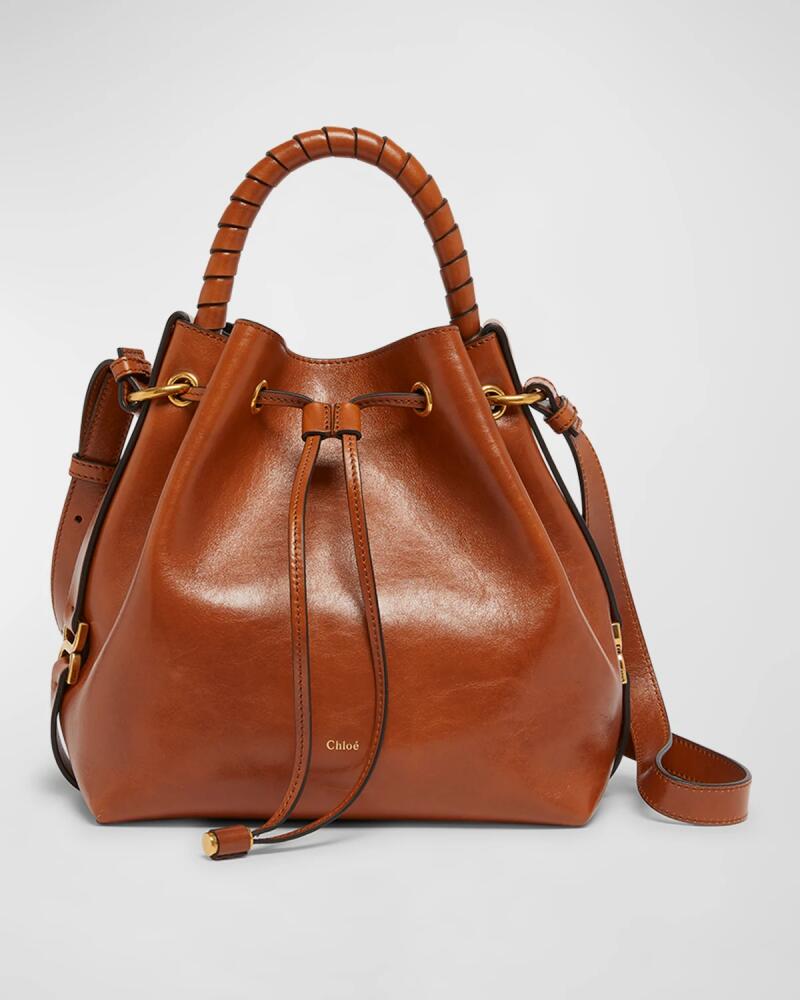 Chloe Marcie Bucket Bag in Shiny Calfskin Cover