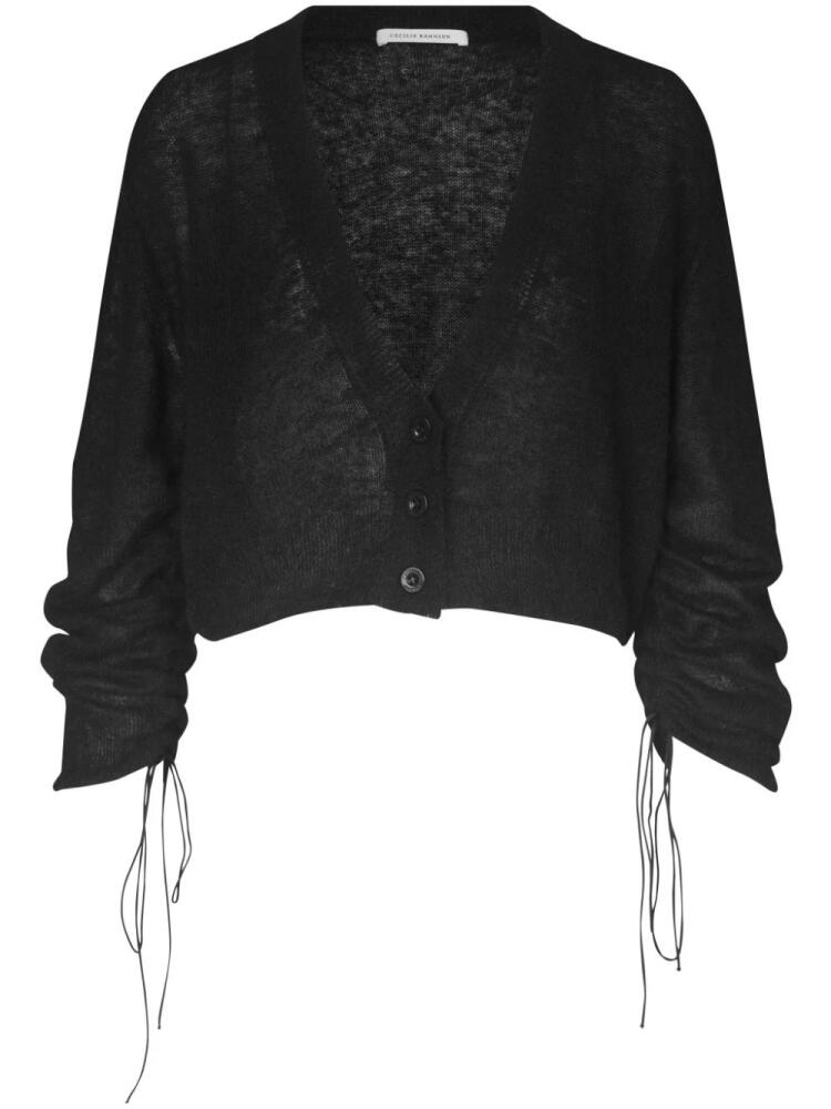 Cecilie Bahnsen Vicki V-neck cardigan - Black Cover