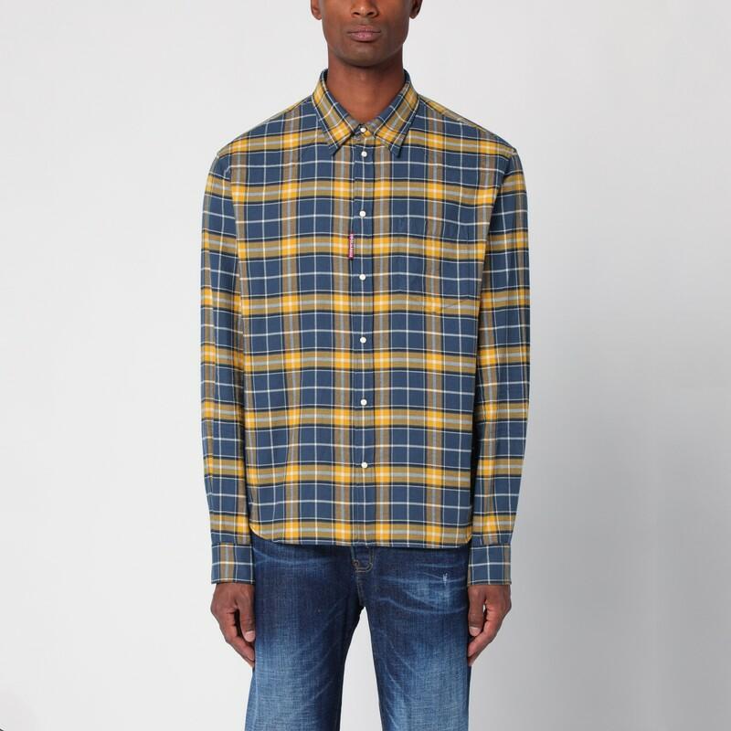 Dsquared2 Blue/yellow chequered shirt Cover