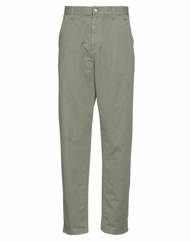 Carhartt Man Pants Military green Cotton Cover