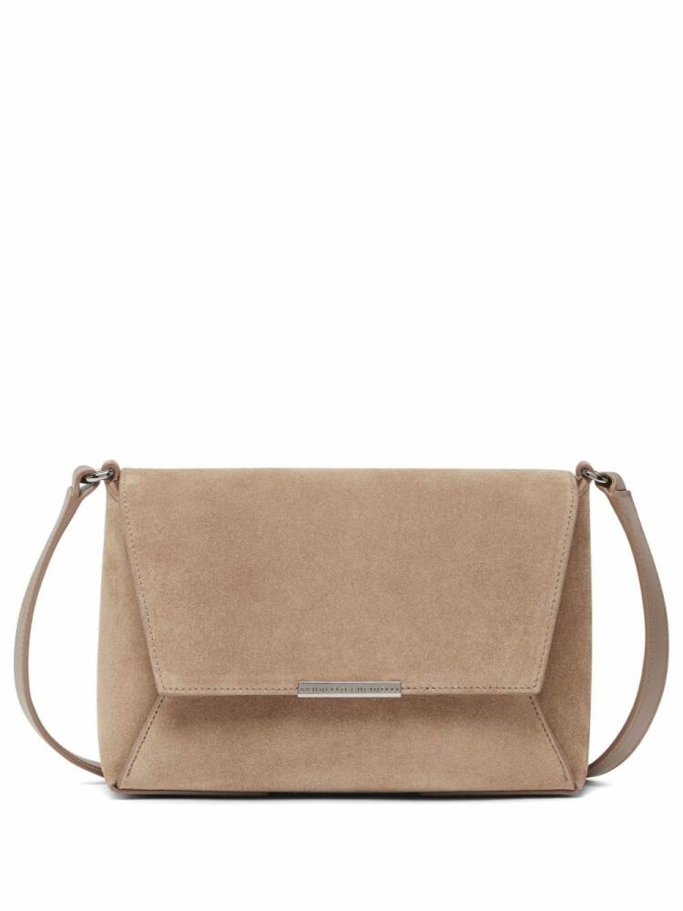 Brunello Cucinelli leather crossbody bag - Neutrals Cover