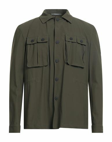 Havana & Co. Man Shirt Military green Polyamide, Elastane Cover