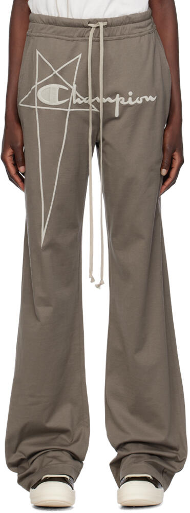 Rick Owens Gray Champion Edition Dietrich Lounge Pants Cover