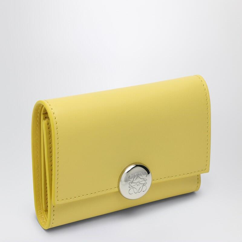 Loewe Yellow leather Pebble small wallet Cover