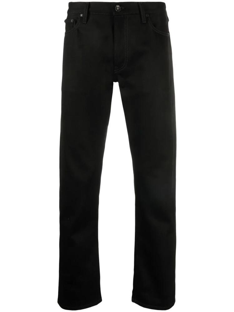 Off-White Diag Stripe straight-leg trousers - Black Cover