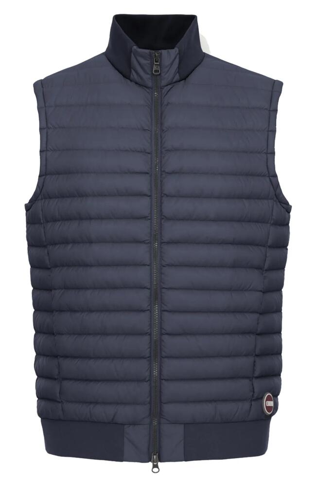 COLMAR Repunk Water Repellent Down Vest in Navy Blue-Ice Cover