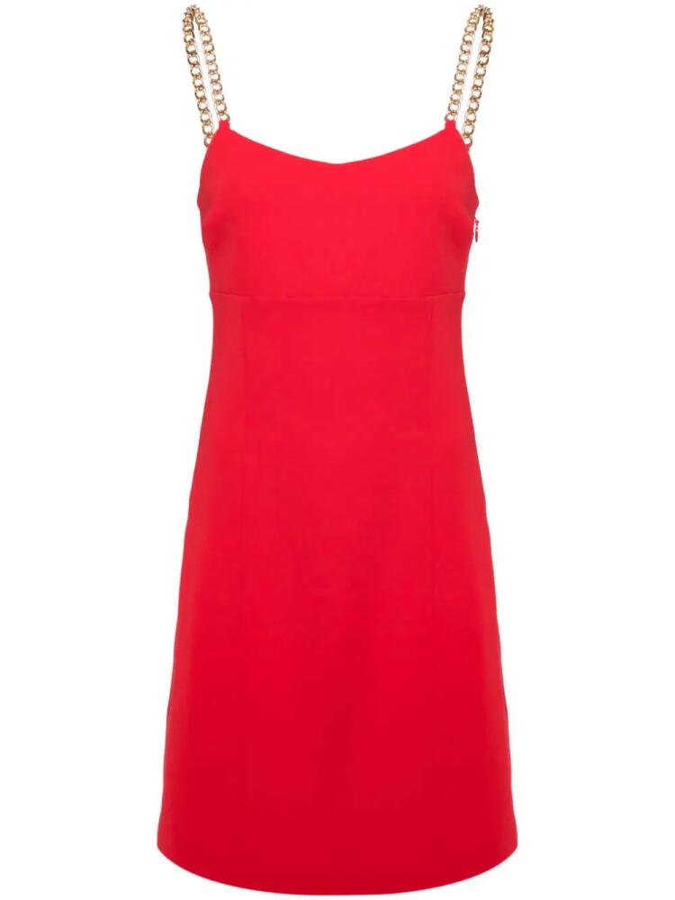 Michael Kors chain-strap crepe slip dress - Red Cover