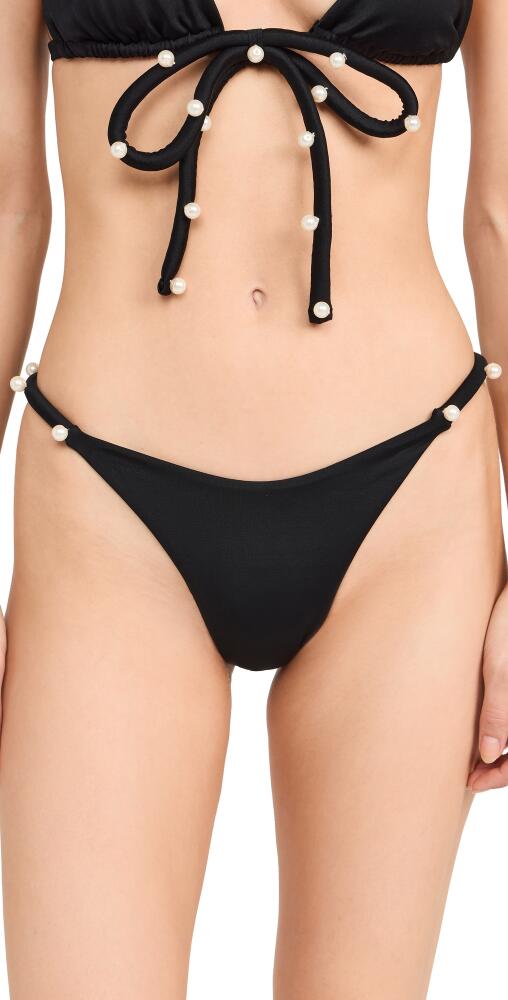 Bahia Maria Bow Bikini Bottoms Black Cover