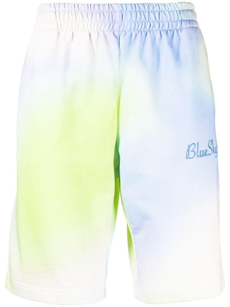 BLUE SKY INN embroidered-logo tie-dye shorts Cover