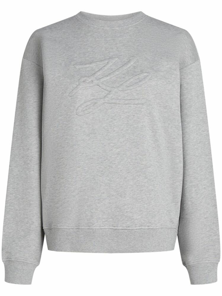 Karl Lagerfeld K/Autograph sweatshirt - Grey Cover