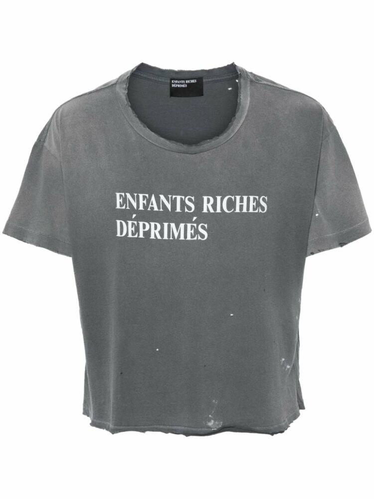 Enfants Riches Déprimés Classic cotton T-shirt - Grey Cover