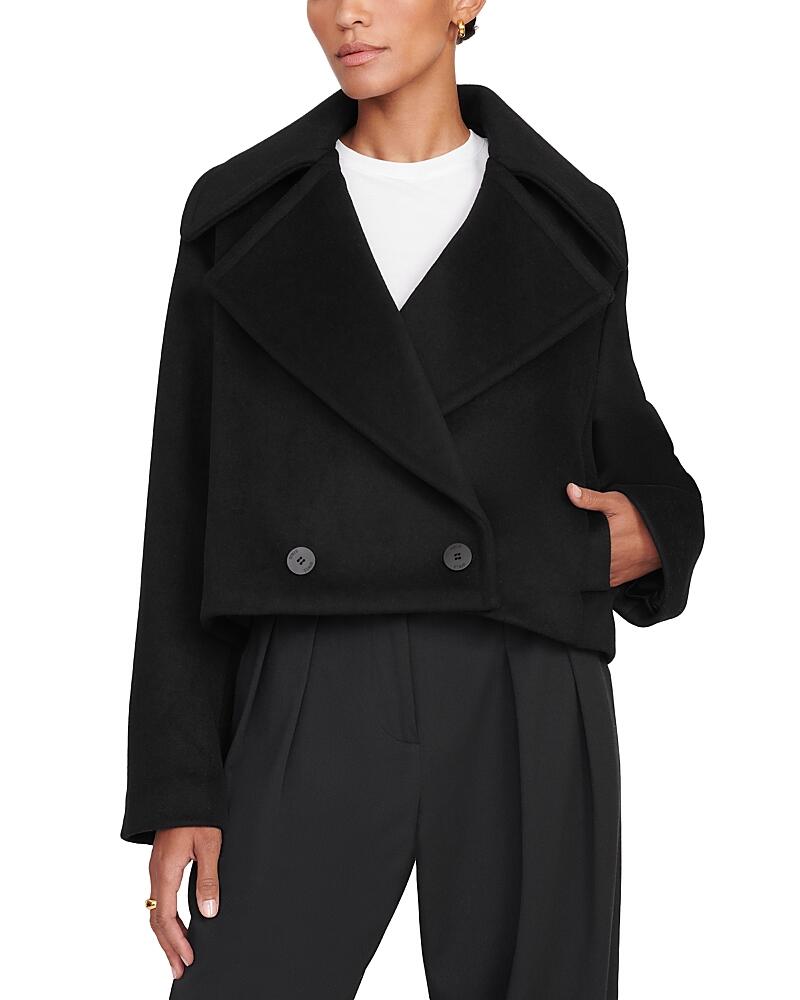 Staud Carver Cropped Coat Cover