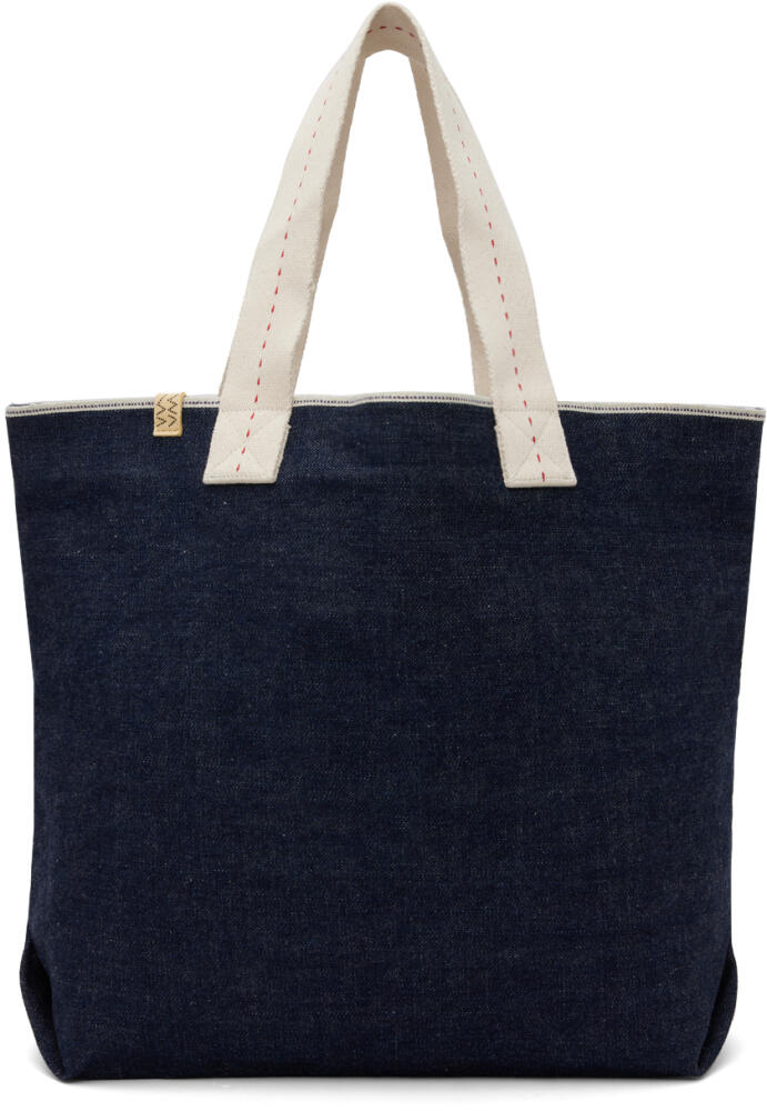 visvim Indigo Medium Comber Denim Tote Cover