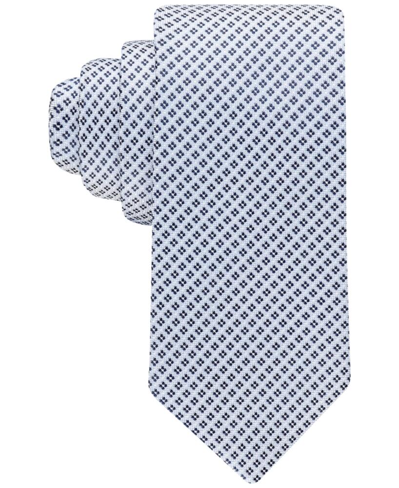 Tommy Hilfiger Men's Marco Micro-Pattern Tie - Light Blue Cover