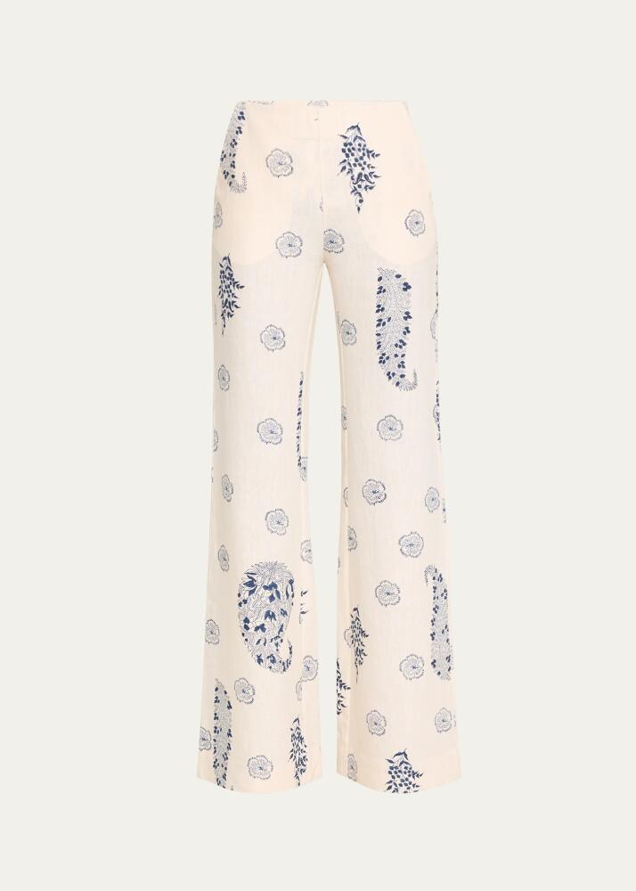 Alix of Bohemia Charlie Porcelain Linen Pants Cover