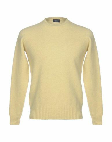 Drumohr Man Sweater Light yellow Lambswool Cover