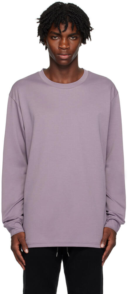 ATTACHMENT Purple Double-Face Long Sleeve T-Shirt Cover