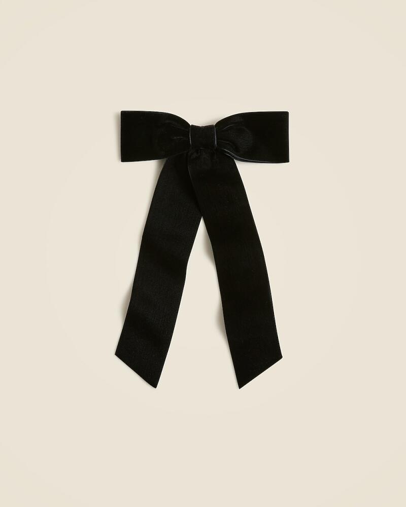 J.Crew Velvet bow hair clip Cover