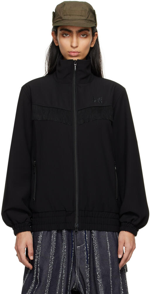 NEEDLES Black Fringed Track Jacket Cover