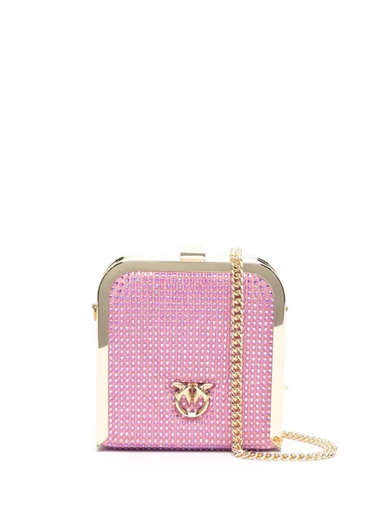 PINKO mini rhinestone clutch bag Cover