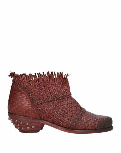 Jp/david Woman Ankle boots Rust Leather Cover