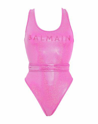 Balmain Woman One-piece swimsuit Fuchsia Polyamide, Elastane Cover