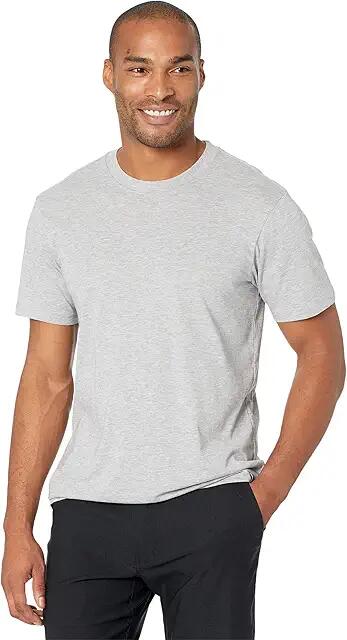 Prana prAna(r) Crew T-Shirt Standard Fit (Medium Heather Grey) Men's Clothing Cover